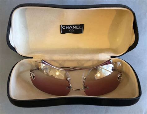 chanel sunglasses black aviator|vintage Chanel aviator sunglasses.